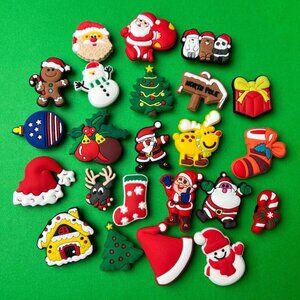 Christmas Theme Crocs Shoe Charms Set of 23 - jibbitz Charms